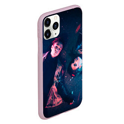 Чехол iPhone 11 Pro матовый Гонфлад кубик льда, цвет: 3D-розовый — фото 2
