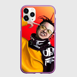 Чехол iPhone 11 Pro матовый Задорный Гонфлад, цвет: 3D-фиолетовый