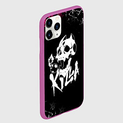 Чехол iPhone 11 Pro матовый JOJO KILLER QUEEN КИЛЛЕР КВИН KILLA ЧЕРЕП, цвет: 3D-фиолетовый — фото 2