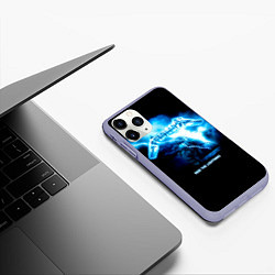 Чехол iPhone 11 Pro матовый Ride the Lightning Metallica, цвет: 3D-светло-сиреневый — фото 2