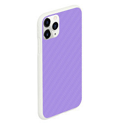 Чехол iPhone 11 Pro матовый Curved lines, цвет: 3D-белый — фото 2