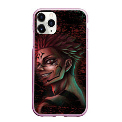 Чехол iPhone 11 Pro матовый СУКУНА КЛЕЙМО ДЕМОНА ИТАДОРИ ЮДЗИ МАГИЧЕСКАЯ БИТВА, цвет: 3D-розовый