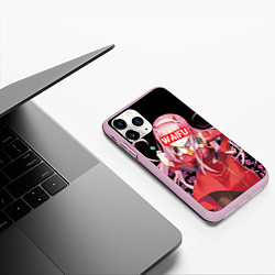 Чехол iPhone 11 Pro матовый 02, ZERO TWO, DARLING IN THE FRANXX, цвет: 3D-розовый — фото 2