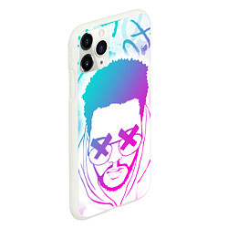 Чехол iPhone 11 Pro матовый The Weeknd, XO, цвет: 3D-белый — фото 2