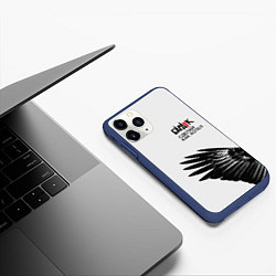Чехол iPhone 11 Pro матовый Бардак-Сделай, как хотел White Theme, цвет: 3D-тёмно-синий — фото 2