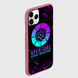 Чехол iPhone 11 Pro матовый PORTAL NEON ПОРТАЛ НЕОН, цвет: 3D-малиновый — фото 2