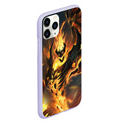 Чехол iPhone 11 Pro матовый DOTA 2 SHADOW FIEND ТЕНЬ, цвет: 3D-светло-сиреневый — фото 2