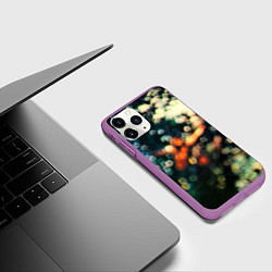 Чехол iPhone 11 Pro матовый Obscured by Clouds - Pink Floyd, цвет: 3D-фиолетовый — фото 2