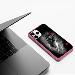 Чехол iPhone 11 Pro матовый DOTA 2 ДОТА 2 ТЕНЬ, цвет: 3D-малиновый — фото 2