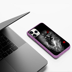 Чехол iPhone 11 Pro матовый DOTA 2 ДОТА 2 ТЕНЬ, цвет: 3D-фиолетовый — фото 2