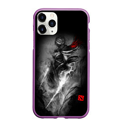 Чехол iPhone 11 Pro матовый DOTA 2 ДОТА 2 ТЕНЬ, цвет: 3D-фиолетовый