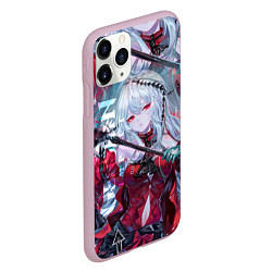 Чехол iPhone 11 Pro матовый GENSHIN IMPACT GIRL ГЕРОИНЯ, цвет: 3D-розовый — фото 2