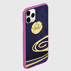 Чехол iPhone 11 Pro матовый КАМИСАТО АЯКА GENSHIN IMP, цвет: 3D-фиолетовый — фото 2