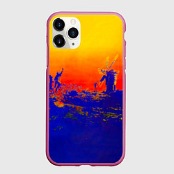Чехол iPhone 11 Pro матовый Music from the Film More - Pink Floyd, цвет: 3D-малиновый