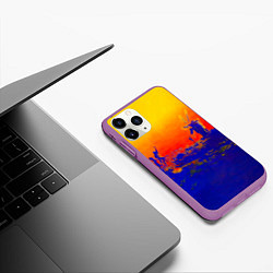 Чехол iPhone 11 Pro матовый Music from the Film More - Pink Floyd, цвет: 3D-фиолетовый — фото 2