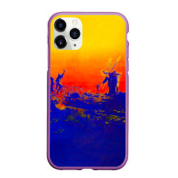 Чехол iPhone 11 Pro матовый Music from the Film More - Pink Floyd, цвет: 3D-фиолетовый