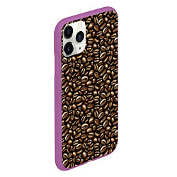 Чехол iPhone 11 Pro матовый Кофе Coffee, цвет: 3D-фиолетовый — фото 2