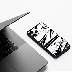 Чехол iPhone 11 Pro матовый Токийские мстители - Геометрия, цвет: 3D-черный — фото 2