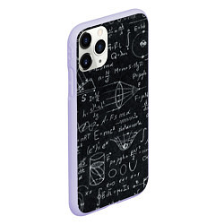 Чехол iPhone 11 Pro матовый РАЗНЫЕ ФОРМУЛЫ НАУКА, цвет: 3D-светло-сиреневый — фото 2