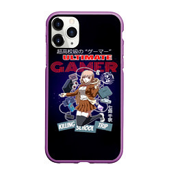 Чехол iPhone 11 Pro матовый Ultimate Gamer - Danganronpa, цвет: 3D-фиолетовый