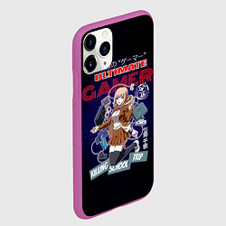 Чехол iPhone 11 Pro матовый Ultimate Gamer - Danganronpa, цвет: 3D-фиолетовый — фото 2