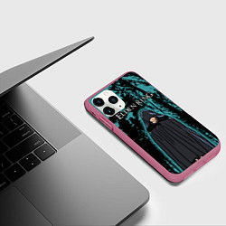 Чехол iPhone 11 Pro матовый Elden Ring Кольцо Элдена, цвет: 3D-малиновый — фото 2