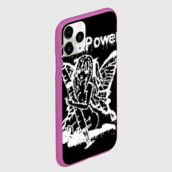 Чехол iPhone 11 Pro матовый Drain Power, цвет: 3D-фиолетовый — фото 2