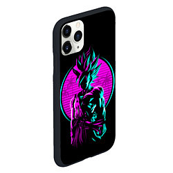 Чехол iPhone 11 Pro матовый Драконий Жемчуг Зет, ретро, цвет: 3D-черный — фото 2