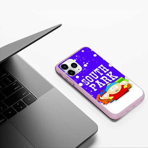 Чехол iPhone 11 Pro матовый SOUTH PARK ЮЖНЫЙ ПАРК / 3D-Розовый – фото 3