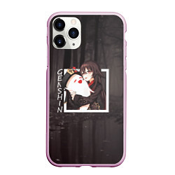 Чехол iPhone 11 Pro матовый Ху Тао Hu Tao, Genshin Impact Геншин импакт, цвет: 3D-розовый