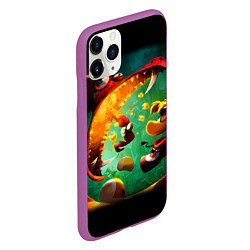 Чехол iPhone 11 Pro матовый Rayman Legend, цвет: 3D-фиолетовый — фото 2