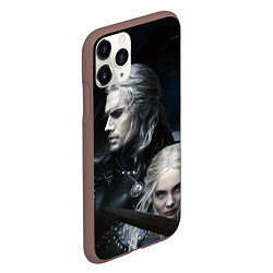 Чехол iPhone 11 Pro матовый THE WITCHER 2 SEASON, цвет: 3D-коричневый — фото 2