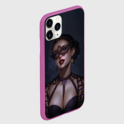 Чехол iPhone 11 Pro матовый ЙЕННИФЕР ВЕДЬМАК 2, цвет: 3D-фиолетовый — фото 2