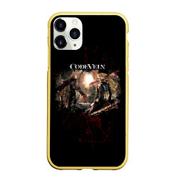 Чехол iPhone 11 Pro матовый Code Vein - Вампиры, цвет: 3D-желтый