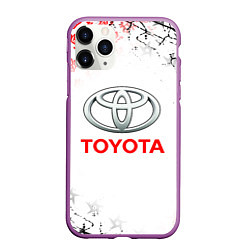 Чехол iPhone 11 Pro матовый TOYOTA SAMURAI JAPAN AUTO, цвет: 3D-фиолетовый