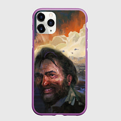 Чехол iPhone 11 Pro матовый Disco Elysium Harrier Du Bois