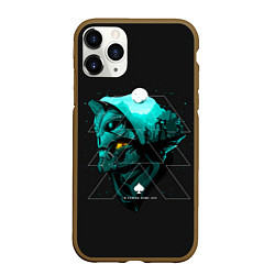 Чехол iPhone 11 Pro матовый Cayde-6 art, цвет: 3D-коричневый