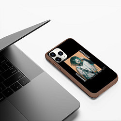 Чехол iPhone 11 Pro матовый Genshin Impact Xiao, цвет: 3D-коричневый — фото 2