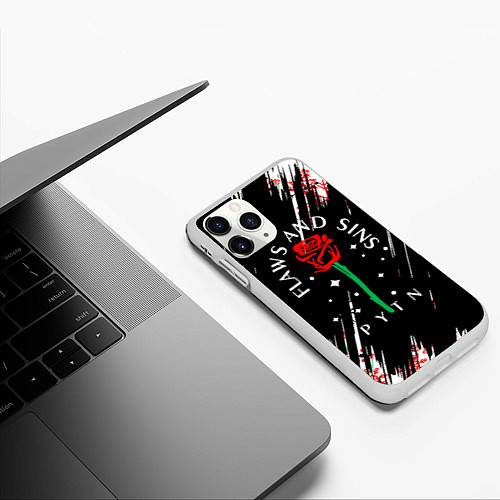 Чехол iPhone 11 Pro матовый Новогодний PAYTON MOORMEIE ТИКТОКЕР / 3D-Белый – фото 3