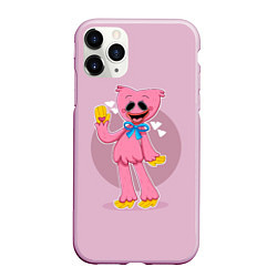 Чехол iPhone 11 Pro матовый KISSY MISSY POPPY PLAYTIME ПОППИ ПЛЕЙТАЙМ КИССИ МИ, цвет: 3D-розовый