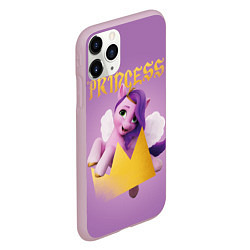 Чехол iPhone 11 Pro матовый Princess Pipp Petals, цвет: 3D-розовый — фото 2