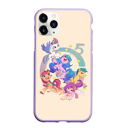 Чехол iPhone 11 Pro матовый G5 My Little Pony, цвет: 3D-светло-сиреневый