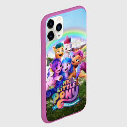 Чехол iPhone 11 Pro матовый My Little Pony: A New Generation, цвет: 3D-фиолетовый — фото 2