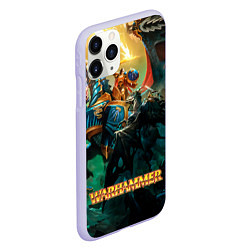 Чехол iPhone 11 Pro матовый Warhammer арт, цвет: 3D-светло-сиреневый — фото 2