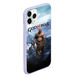 Чехол iPhone 11 Pro матовый Великий God of War Z, цвет: 3D-светло-сиреневый — фото 2