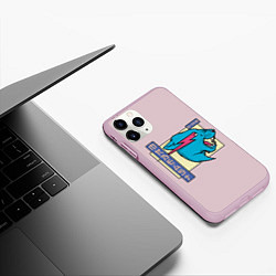 Чехол iPhone 11 Pro матовый Mr Beast Japan Full Print, цвет: 3D-розовый — фото 2