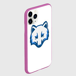 Чехол iPhone 11 Pro матовый Полярный лис, цвет: 3D-фиолетовый — фото 2