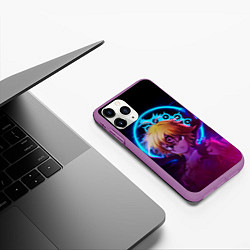 Чехол iPhone 11 Pro матовый MELIODAS 7 DAEDLY SINS МЕЛИОДАС, цвет: 3D-фиолетовый — фото 2