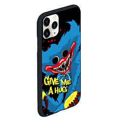 Чехол iPhone 11 Pro матовый Huggy Wuggy - Poppy Playtime, цвет: 3D-черный — фото 2