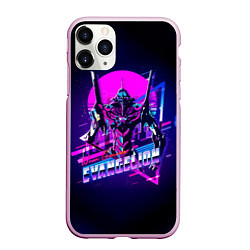 Чехол iPhone 11 Pro матовый Ева 01 - Neon Genesis Evangelion, цвет: 3D-розовый